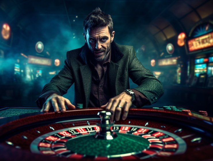 Antarmuka taruhan Speed Roulette dengan statistik riwayat putaran